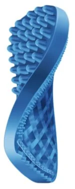 Brosse en silicone pour chats à poils courts, bleue – Pet + Me Cat Hair Brush – Image 2