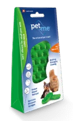 Brosse en silicone pour chats à poils longs, verte – Pet + Me Cat Hair Brush