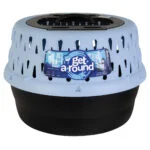 Caisse de transport ronde pour chats avec ouverture sur le dessus, bleue – Petmate Get-A-Round Kennel