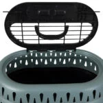 Caisse de transport pour chats avec ouverture sur le dessus, verte, 48,3 x 31,8 x 27,4 cm – Petmate Top Load Cat Kennel – Image 2