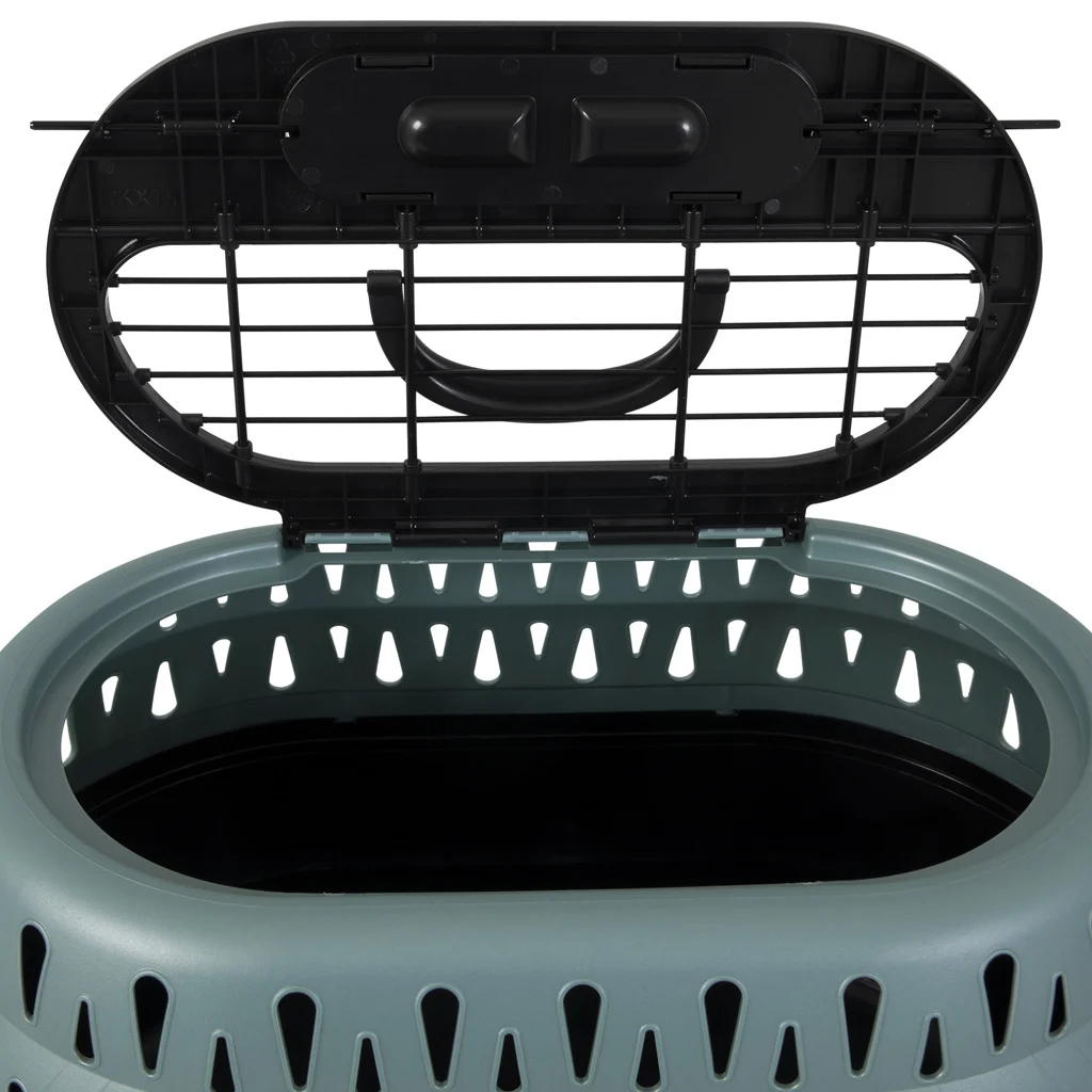 Caisse de transport pour chats avec ouverture sur le dessus, verte, 48,3 x 31,8 x 27,4 cm – Petmate Top Load Cat Kennel – Image 2