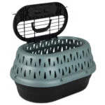 Caisse de transport pour chats avec ouverture sur le dessus, verte, 48,3 x 31,8 x 27,4 cm – Petmate Top Load Cat Kennel – Image 3