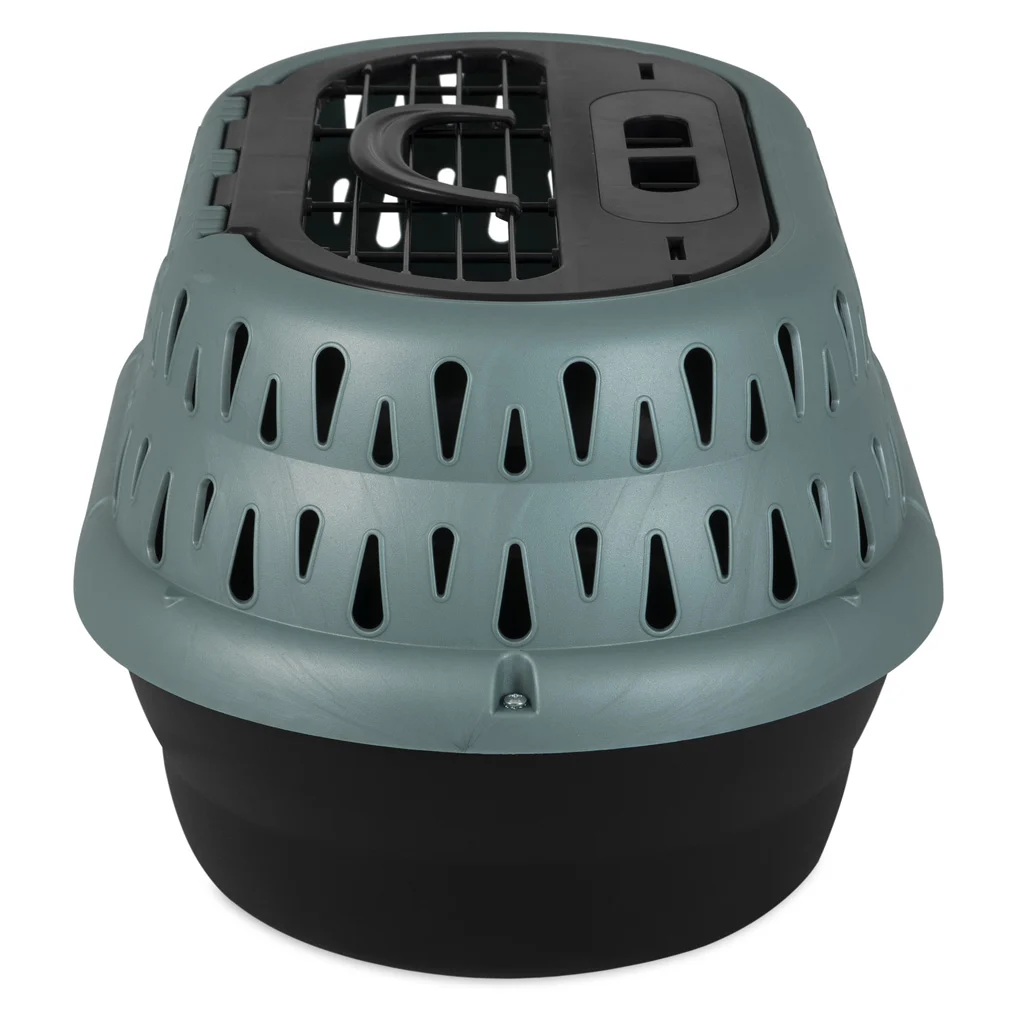 Caisse de transport pour chats avec ouverture sur le dessus, verte, 48,3 x 31,8 x 27,4 cm – Petmate Top Load Cat Kennel – Image 4