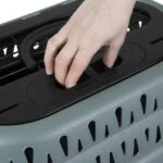 Caisse de transport pour chats avec ouverture sur le dessus, verte, 48,3 x 31,8 x 27,4 cm – Petmate Top Load Cat Kennel – Image 6