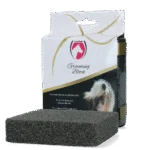 Bloc de pansage pour poils morts et œufs de gastérophiles, 12 x 12 x 3 cm – Excellent Horse Grooming Block