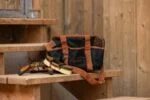 Sac de pansage avec 6 poches extérieures et bandoulière amovible, bleu, 28 x 20 x 22 cm – Covalliero Grooming Bag – Image 3