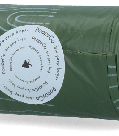 Sacs à déjections canines biodégradables parfumés à la lavande, 1 rouleau – PoopyGo Eco friendly single roll