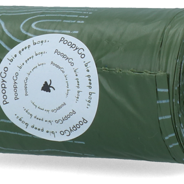 Sacs à déjections canines biodégradables parfumés à la lavande, 1 rouleau – PoopyGo Eco friendly single roll