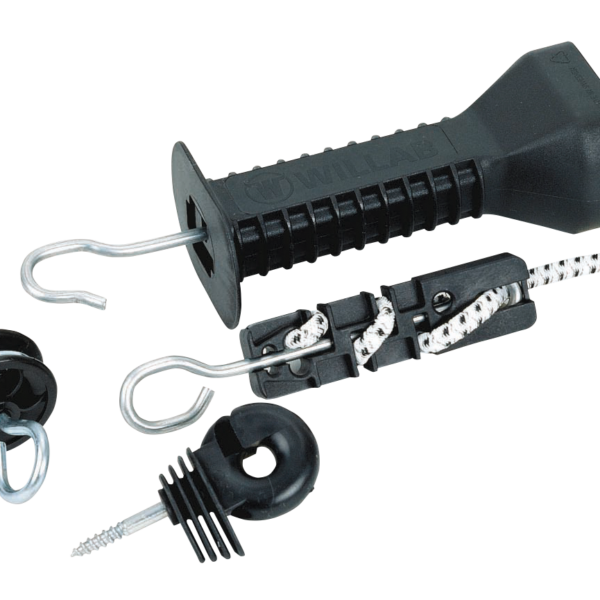 Kit de poignée de portail avec élastique et ancrage pour poignée de portail, 4,5 m – ZoneGuard