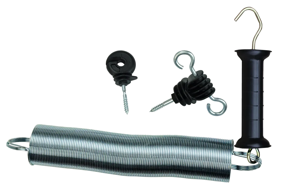 Poignée de porte avec ressort de 5 cm de diamètre et 2 ancrages pour poignée de porte – ZoneGuard – Image 1