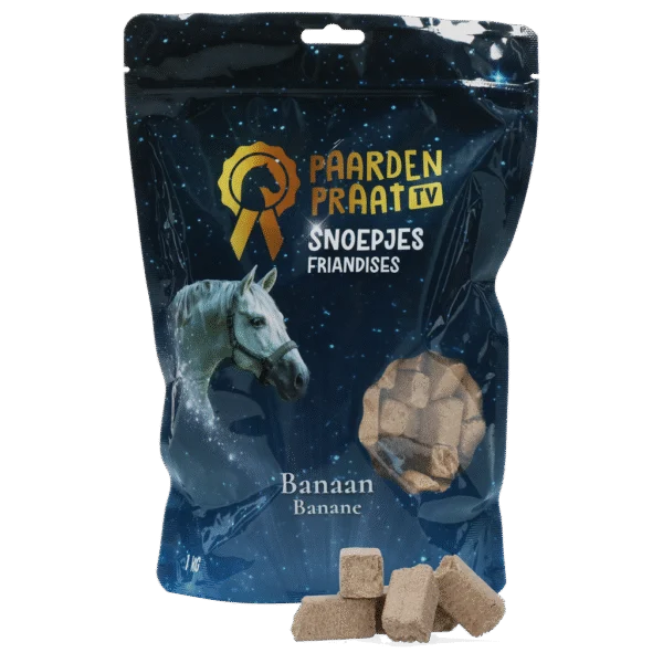 Friandises pour chevaux à la banane, 1 kg – Paardenpraat TV