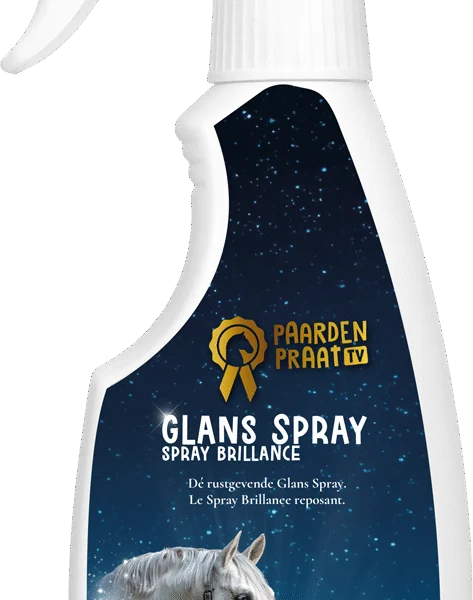 Spray lustrant démêlant pour crinière et queue de cheval, 250 ml – Paardenpraat TV Glans Spray