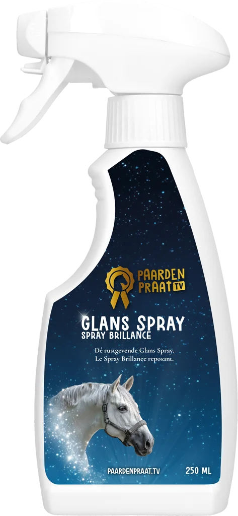 Spray lustrant démêlant pour crinière et queue de cheval, 250 ml – Paardenpraat TV Glans Spray – Image 1