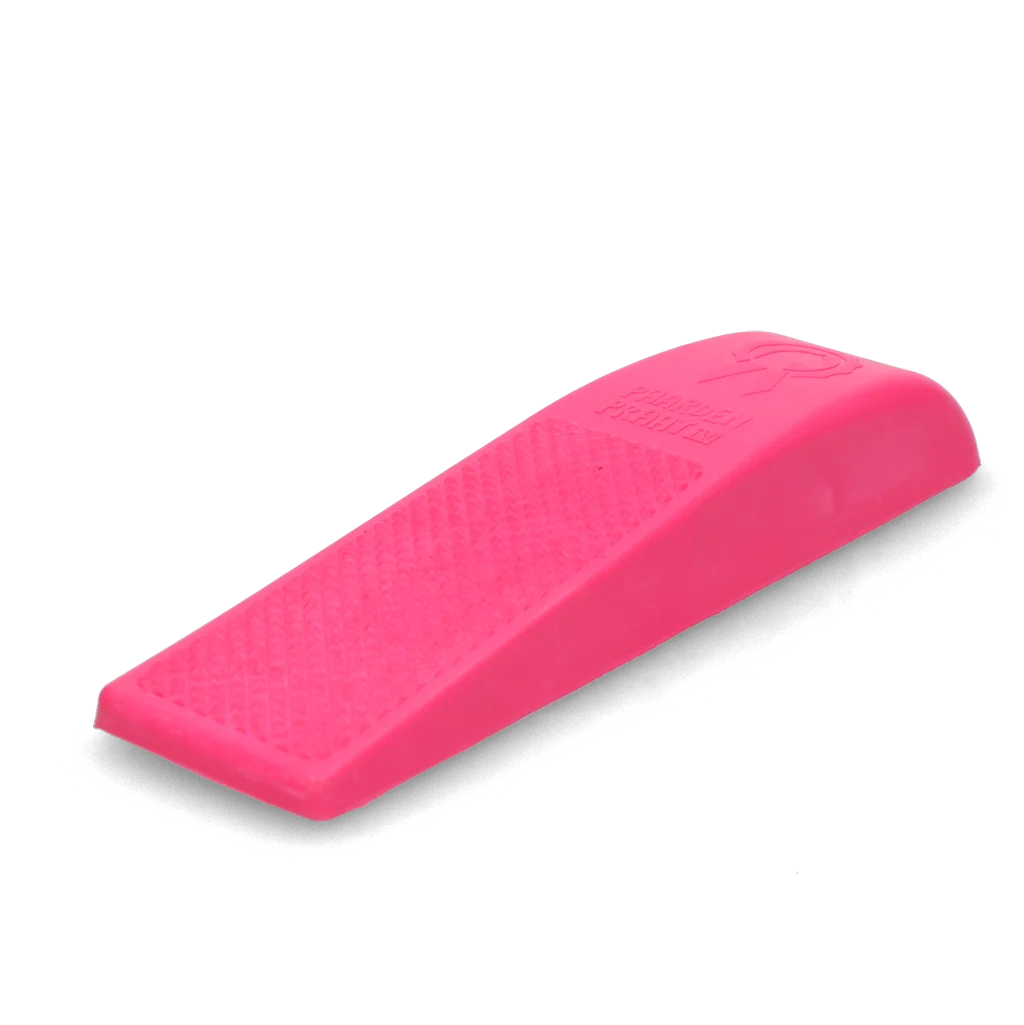 Brosse pour étriller et laver les chevaux, rose, M, 17,5 cm – Paardenpraat TV Grooming Brush – Image 4