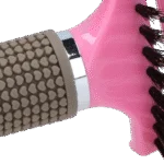 Brosse à crinière en poils de sanglier et picots flexibles, rose, 24,5 cm – Paardenpraat TV Horse Supreme – Image 3