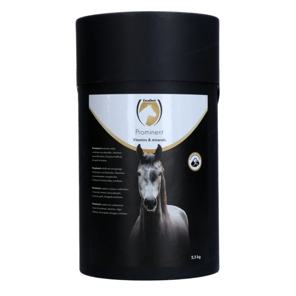 Complément vitaminé pour chevaux avec minéraux et biotine, 2,5 kg – Excellent Horse Prominent