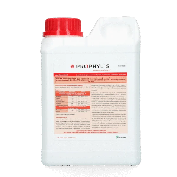Désinfectant pour locaux d’hébergement des animaux 1 l – Huvepharma Prophyl S
