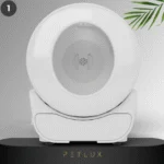 Bac à litière automatique XXL avec commande par application, blanc – Petlux V3 XXL – Image 3