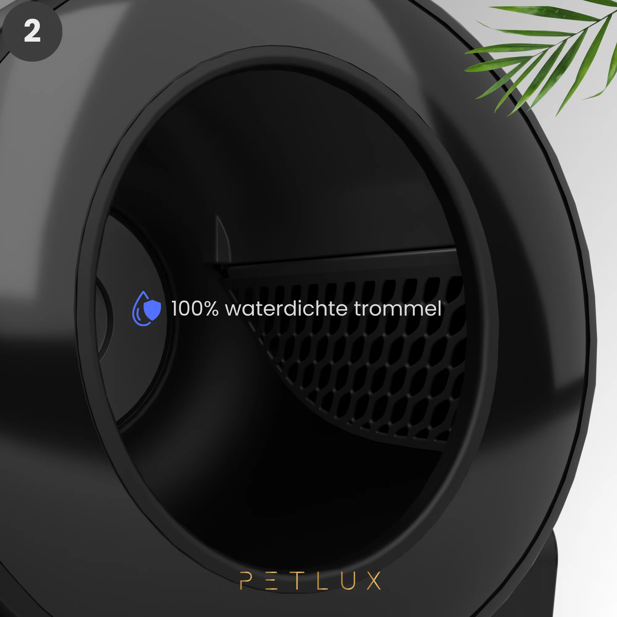 Bac à litière automatique XXL avec commande par application, noir – Petlux V3 XXL – Image 4