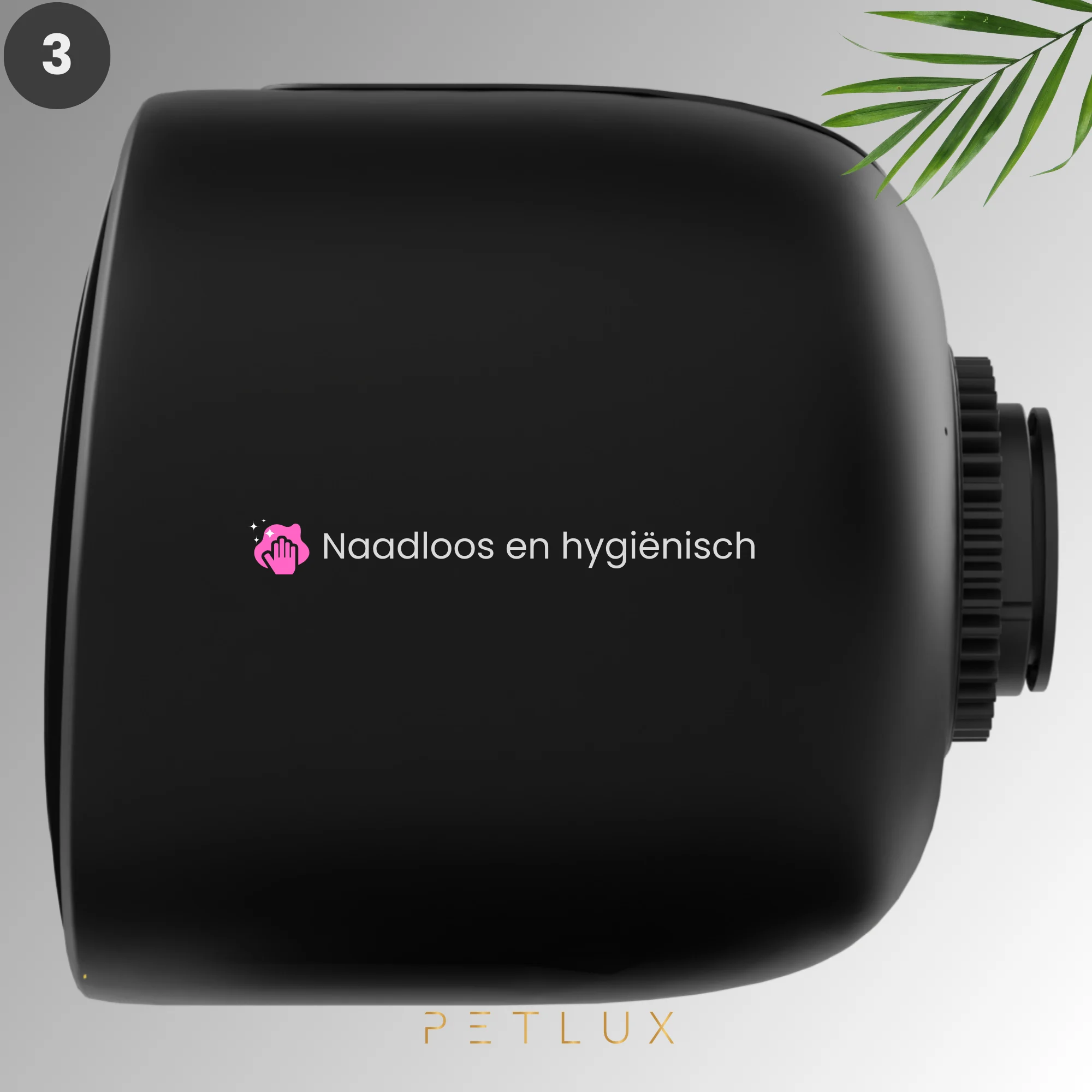 Bac à litière automatique XXL avec commande par application, noir – Petlux V3 XXL – Image 5
