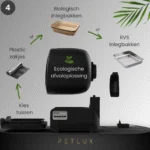 Bac à litière automatique XXL avec commande par application, noir – Petlux V3 XXL – Image 6