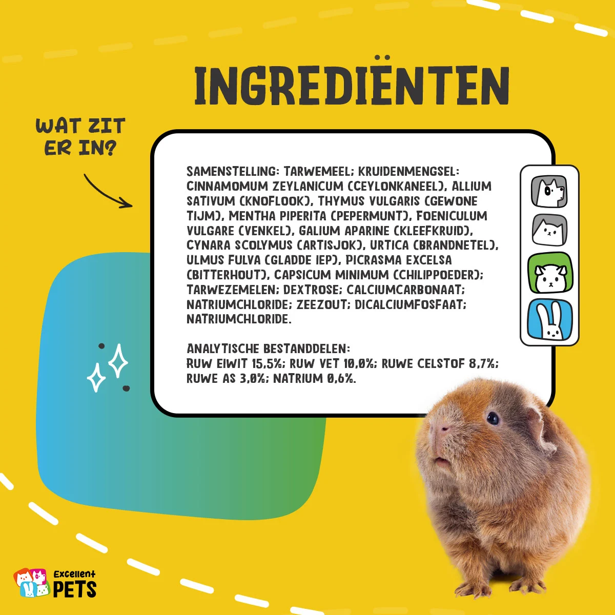 Aliment complémentaire en granulés pour lapins, 200 g – Excellent Pets Rabbit Parex – Image 5