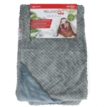 Plaid pour chien en micropluche, gris 65 x 95 cm – Relaxopet Cosy Multi-Plaid Original
