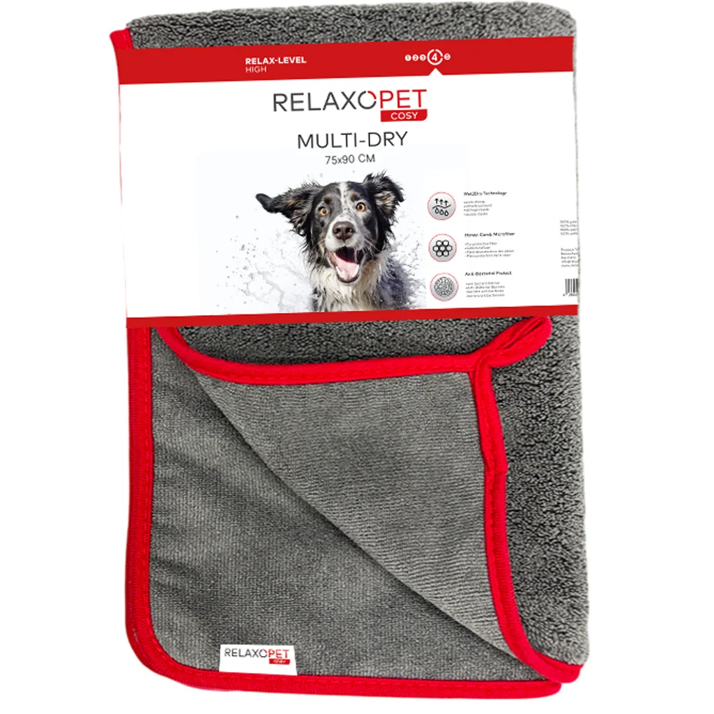 Serviette pour chien en microfibre, 75 x 90 cm – Relaxopet Cosy Multi-Dry Original – Image 1