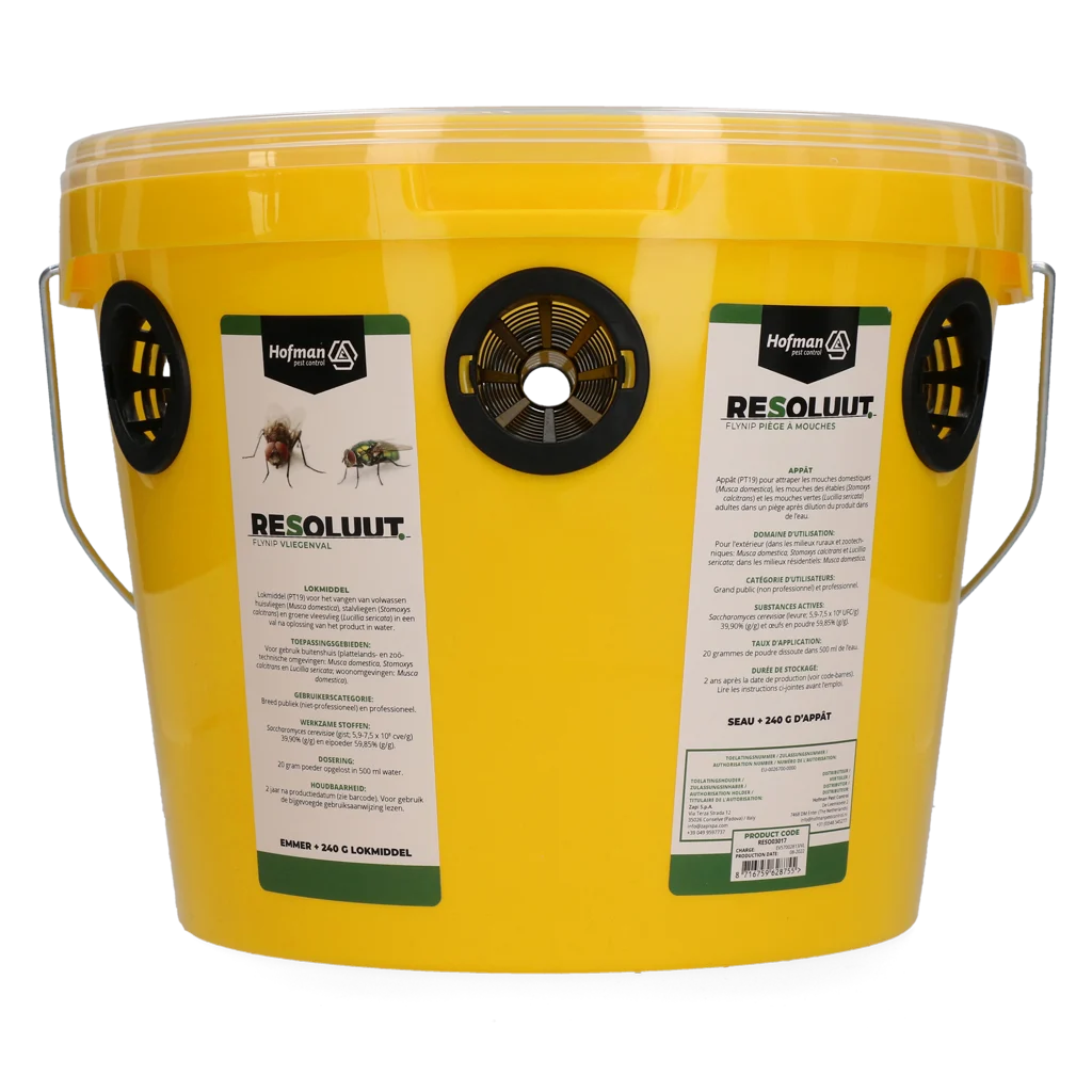 Piège à mouches avec 240 g d’appât pour l’extérieur – Resoluut FlyNip – Image 2