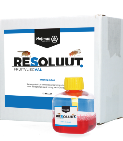 Pièges à mouches des fruits pour intérieur, 12 pièces, 20 ml par piège – Resoluut
