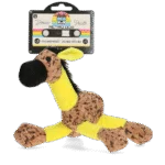 Peluche pour chien Âne avec couineur, jaune S – Retro Dog Donkey