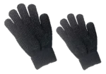 Gant d’équitation avec paume antidérapante, noir, pour enfants – Magic Grippy – Image 2
