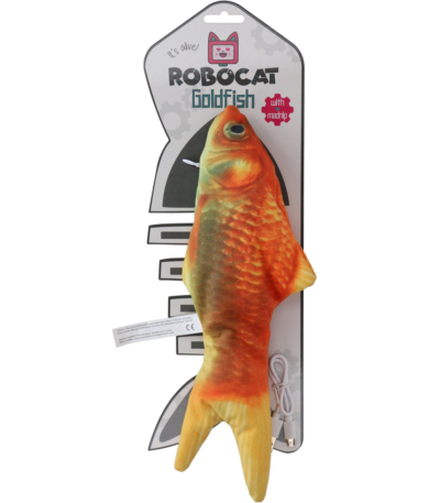 Poisson jouet animé, poisson rouge avec MADNIP, 30 cm – Robocat Fish