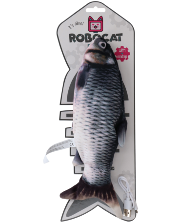 Poisson jouet animé Carpe avec MADNIP, 30 cm – Robocat Fish