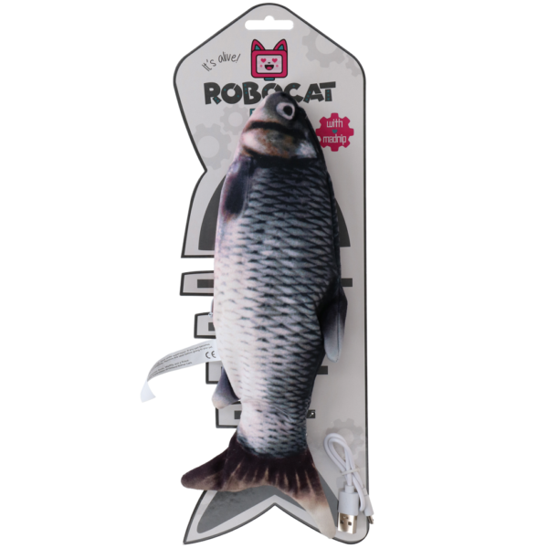 Poisson jouet animé Carpe avec MADNIP, 30 cm – Robocat Fish