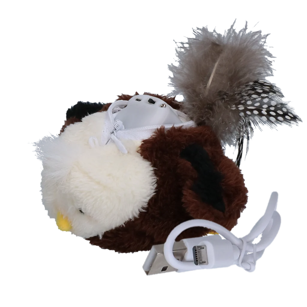 Jouet pour chat qui bouge avec son et Madnip – Aigle Robocat – Image 3