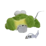 Jouet pour chat interactif avec son et Madnip – Robocat Grenouille – Image 3