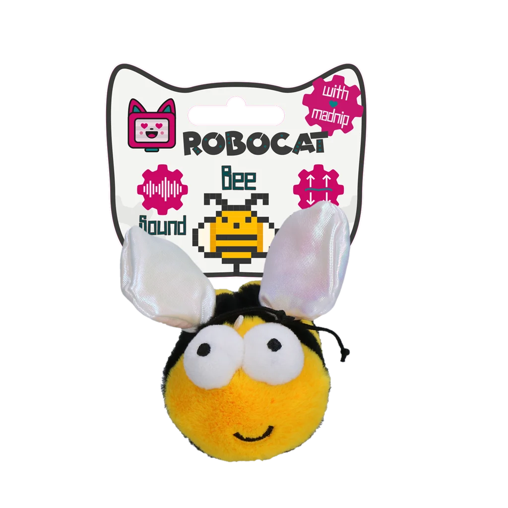 ROBO034.png Jouet animé pour chat avec son et Madnip – Robocat Bij – Image 1