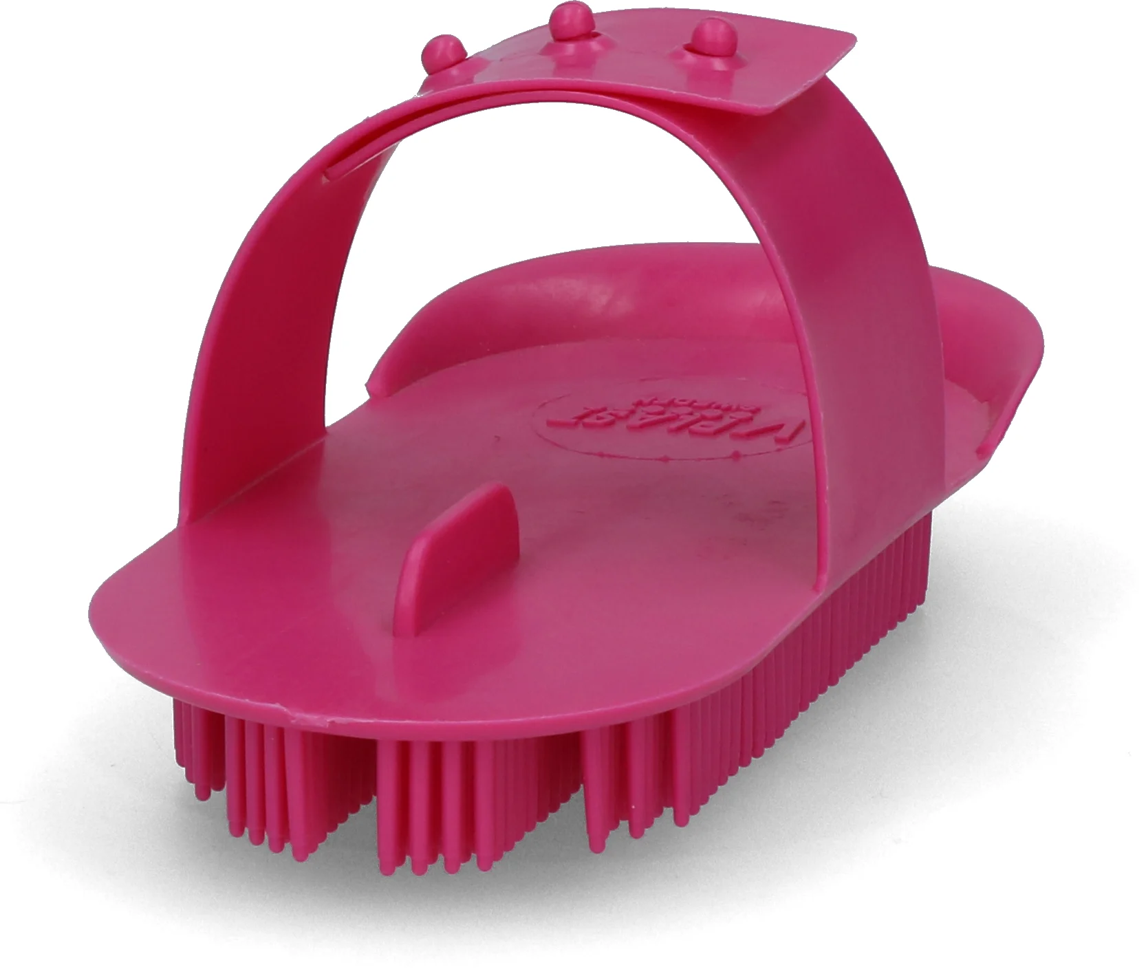Étrille à dents fines, 130 x 65 mm, rose – Vplast Original – Image 2