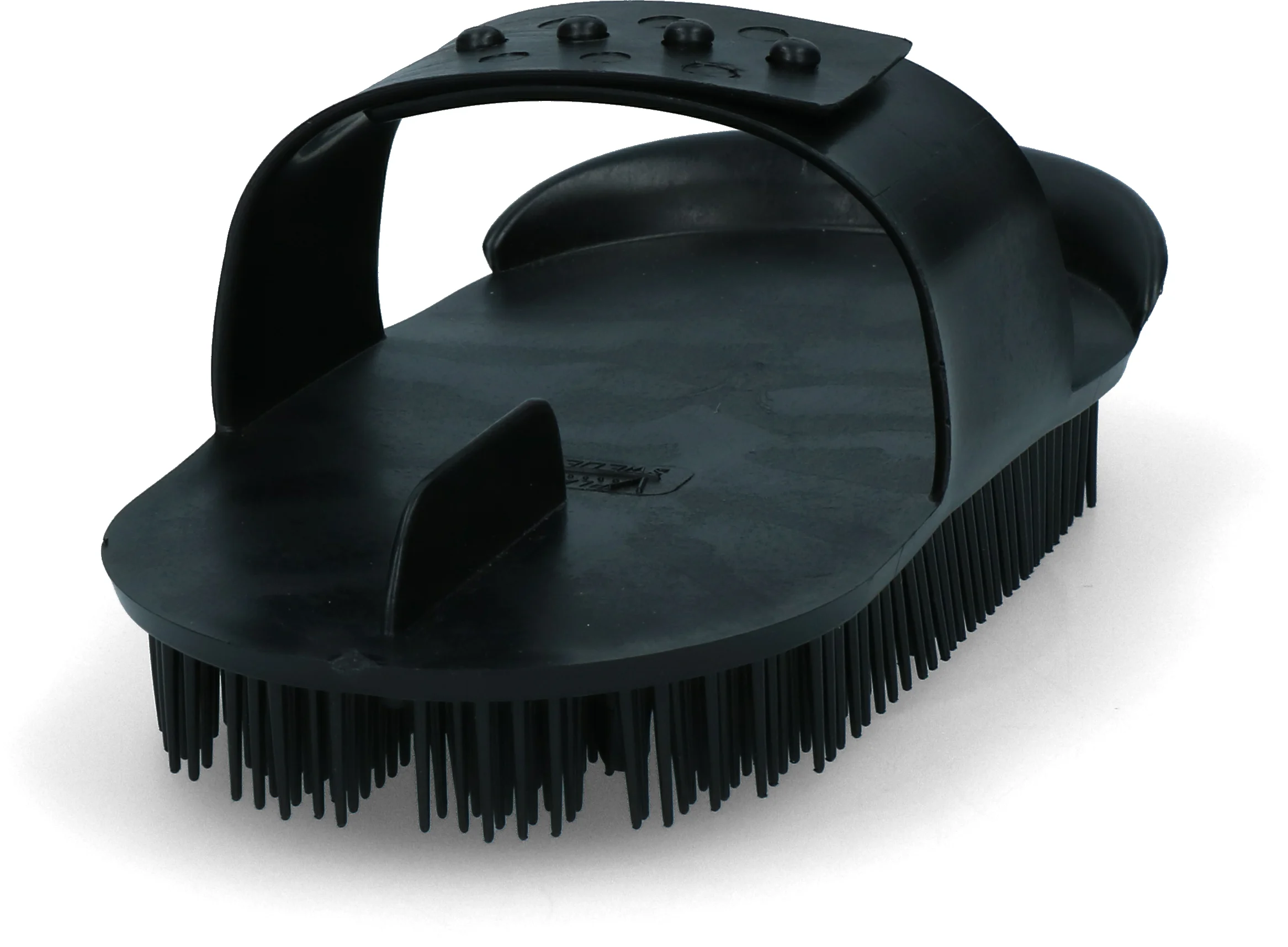 Étrille en plastique souple 180 x 90 mm noire – Vplast Original – Image 3