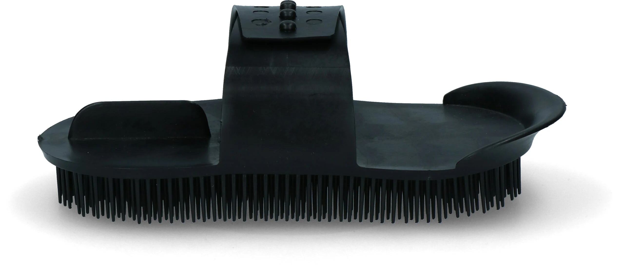 Étrille en plastique souple 180 x 90 mm noire – Vplast Original – Image 1