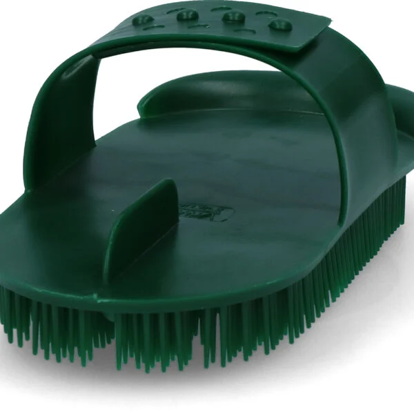 Étrille à dents fines, 180 x 90 mm, verte – Vplast Original