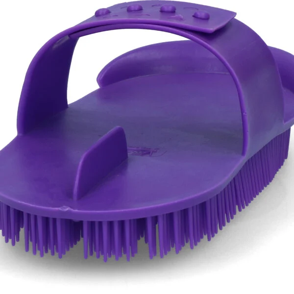 Étrille en plastique souple 180 x 90 mm violette – Vplast Original