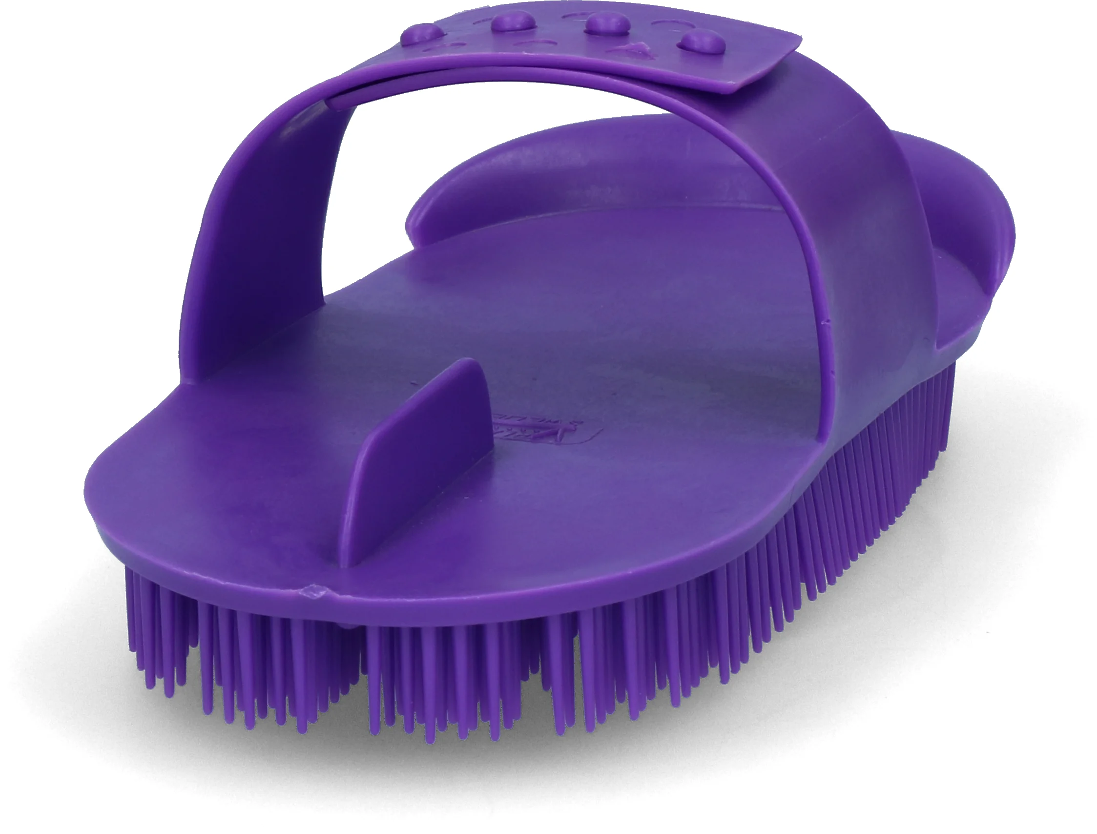 Étrille en plastique souple 180 x 90 mm violette – Vplast Original – Image 1