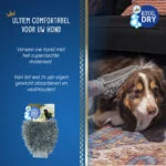 Gant de brossage en microfibre pour chien, 24 x 18 cm – Royal Dry – Image 5