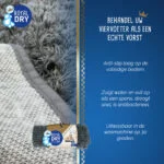 Tapis de repas en microfibre avec face antidérapante, 61 x 45 cm – Royal Dry – Image 3