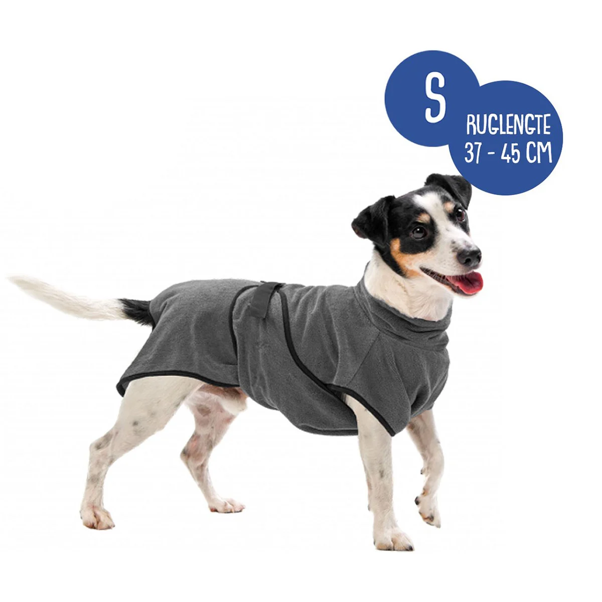 Peignoir pour chien en microfibre S, longueur de dos de 37 à 45 cm – Royal Dry – Image 2