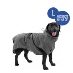 Peignoir pour chien en microfibre L, longueur de dos de 60 à 68 cm – Royal Dry – Image 2