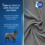 Peignoir pour chien en microfibre L, longueur de dos de 60 à 68 cm – Royal Dry – Image 3