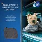 Sac séchant pour chien en microfibre XS, longueur de dos de 30 cm – Royal Dry Doggy Bag – Image 5